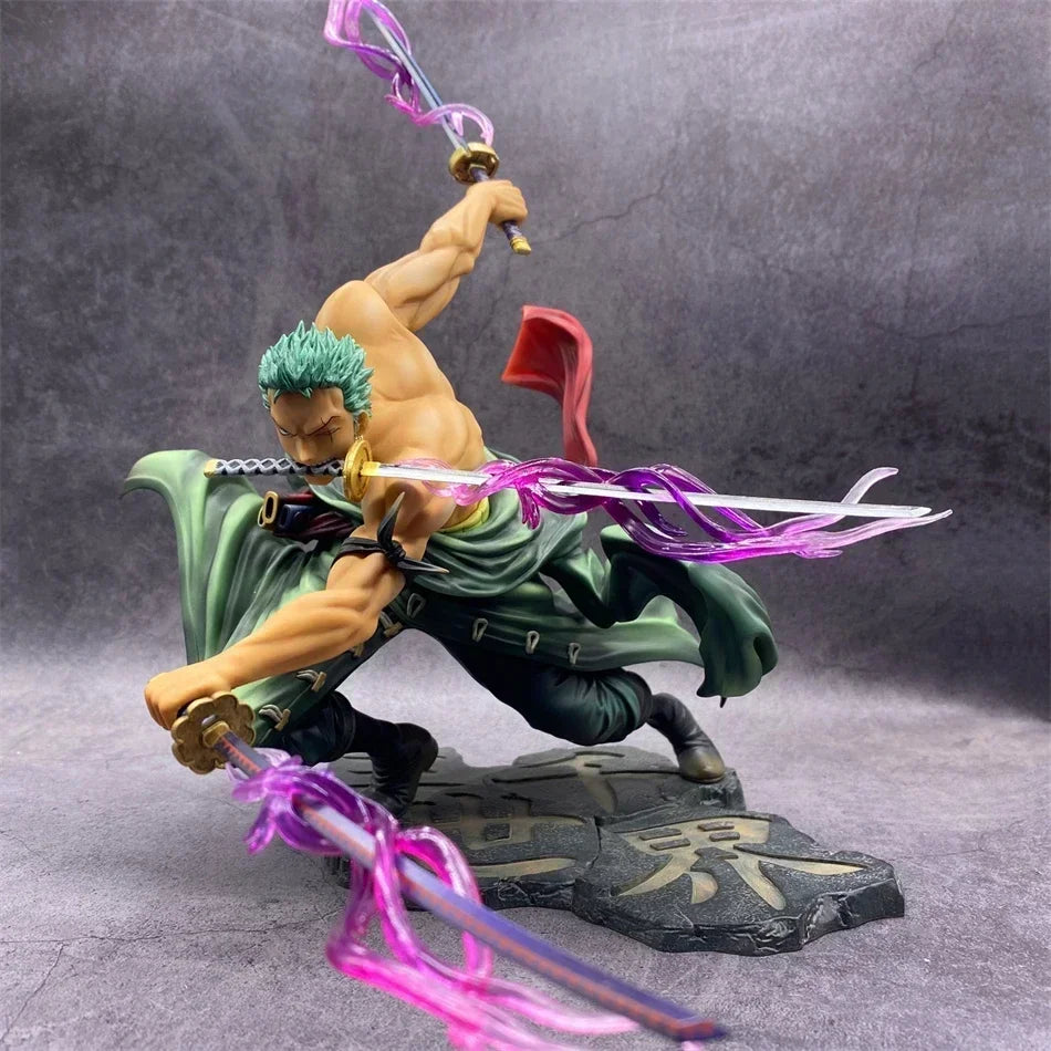 Zoro Three-Blade Anime Figure