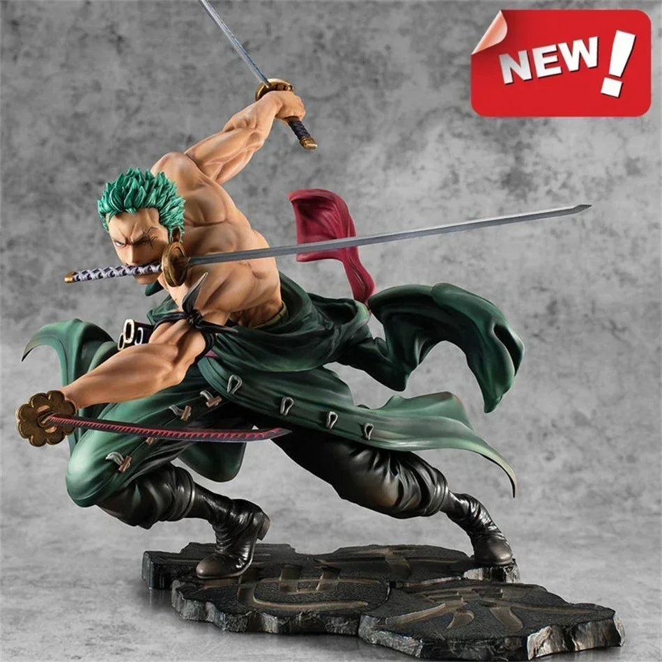Zoro Three-Blade Anime Figure