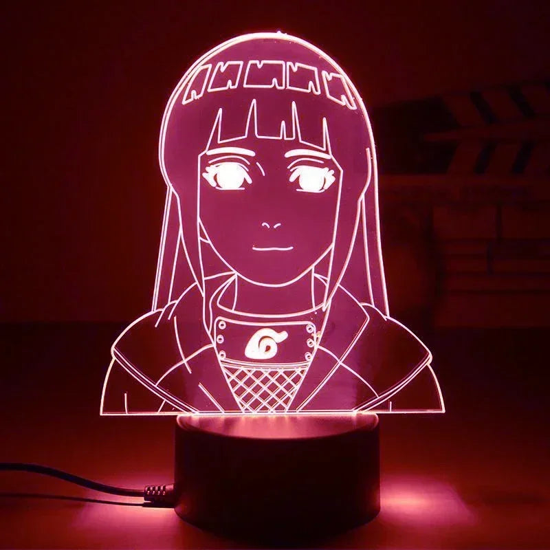 Hinata Hyuga 3D Illusion Lamp