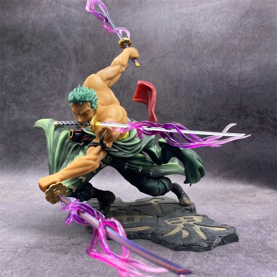 Zoro Three-Blade Anime Figure