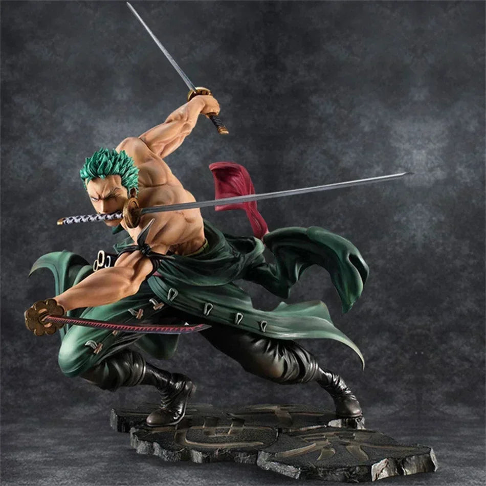 Zoro Three-Blade Anime Figure